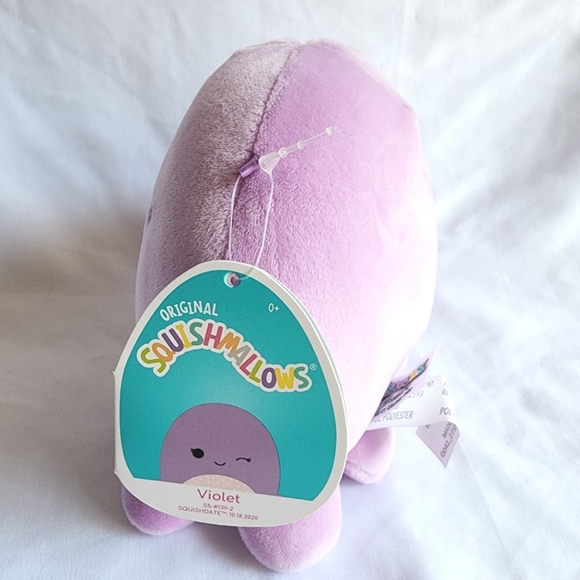 Violet 5" NWT Squishmallows purple octopus stuffed animal - Picture 3 of 3